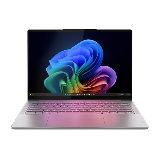 Лаптоп LENOVO Yoga Slim 7 Intel Core Ultra 7 258V, 14 инча, 2.8K OLED, 500N, 120Hz, 32GB DDR5, 1TB SSD, Windows 11 Home, Luna Grey