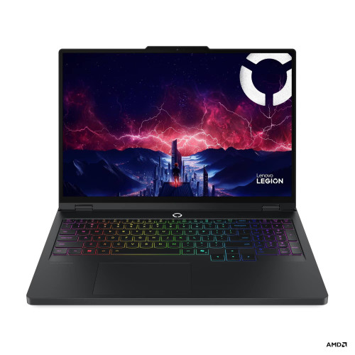 Лаптоп LENOVO Legion Pro 5, AMD Ryzen 7 8745HX, 16 инча WQXGA OLED, 500 нита, 165Hz, HDR, RTX 5060 8GB, 32GB DDR5 RAM, 1TB SSD, Eclipse Black