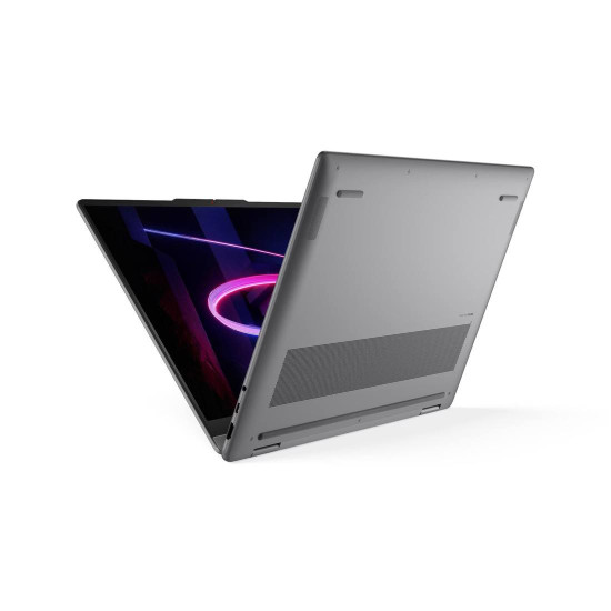 Лаптоп LENOVO Yoga 7 2-in-1, Intel Core Ultra 7 355, 16 инча 2.8K OLED, тъчскрийн, 500 нита, 32GB DDR5 RAM, 1TB SSD, Luna Grey, Windows 11 Home + Pen