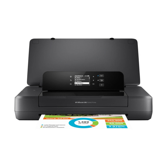 Мастиленоструен принтер HP OfficeJet 200 Mobile, цветен, Wi-Fi, USB 2.0