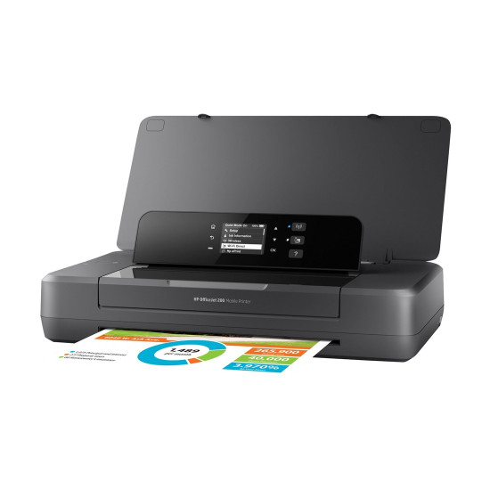Мастиленоструен принтер HP OfficeJet 200 Mobile, цветен, Wi-Fi, USB 2.0 Мастиленоструен принтер HP OfficeJet 200 Mobile, цветен, Wi-Fi, USB 2.0
