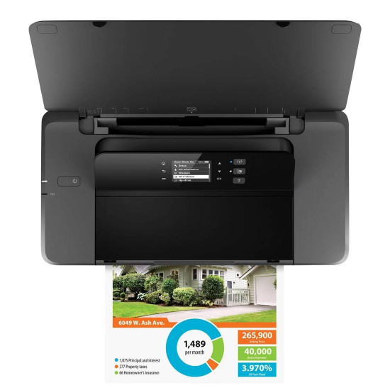 Мастиленоструен принтер HP OfficeJet 200 Mobile, цветен, Wi-Fi, USB 2.0