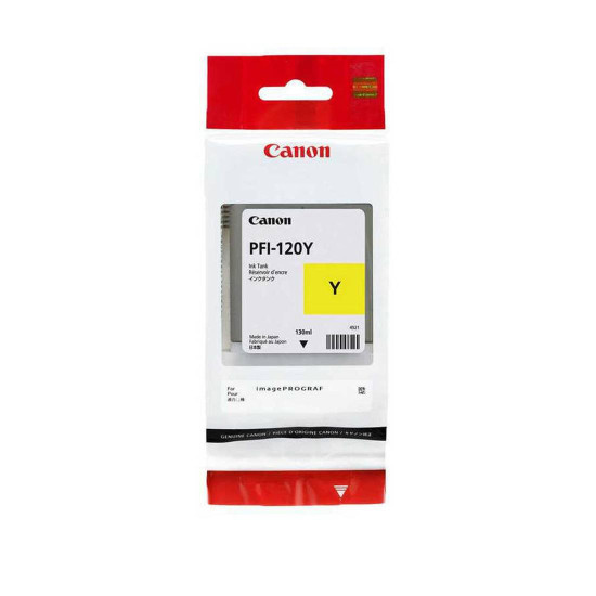 Мастило Canon PFI-120 Y, 130 ml, Yellow