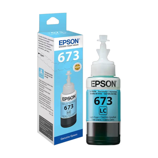 Мастило EPSON T6735, Light Cyan, 70 мл