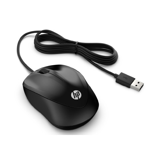 Мишка HP Wired Mouse 1000, Black