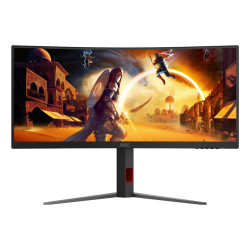 Монитор AOC CU34G4Z, 34 инча, VA, 3440x1440, 240Hz, 1ms, 2x HDMI, DP, USB