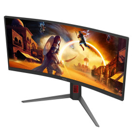 Монитор AOC CU34G4Z, 34 инча, VA, 3440x1440, 240Hz, 1ms, 2x HDMI, DP, USB