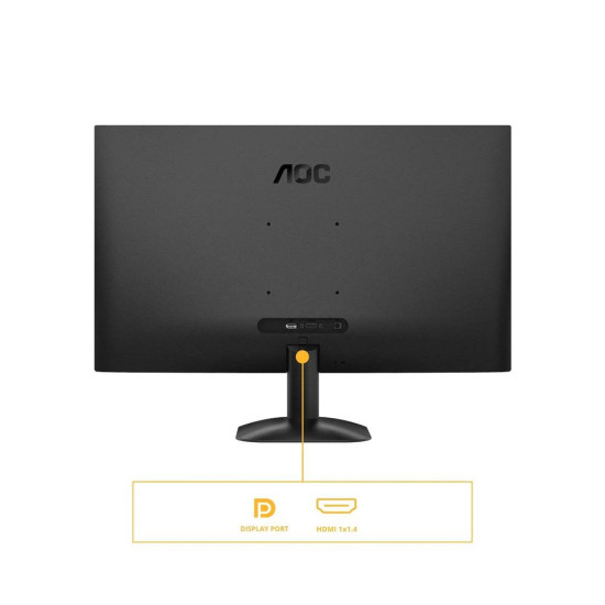 Монитор AOC Q27B35E, 27 инча, QHD, IPS, 75 Hz, 4 ms, 300 cd/m², HDMI, DisplayPort