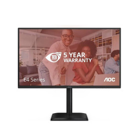 Монитор AOC Q27E4U, 27 инча, WQHD, IPS, 120 Hz, 4 ms, 350 cd/m², HDMI 2.0, DisplayPort, USB 3.2 Hub, USB, Pivot