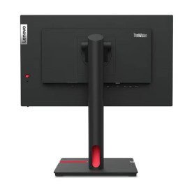 Монитор LENOVO ThinkVision T22i-30, 21.5 инча, IPS, FHD, WLED, 4ms, HDMI, DP, VGA, 4x USB 3.2, USB-B 3.2, Raven Black, Нарушена опаковка