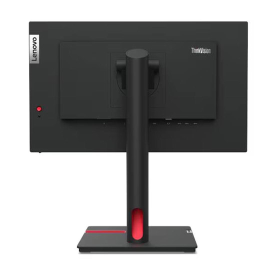 Монитор LENOVO ThinkVision T22i-30, 21.5 инча, IPS, FHD, WLED, 4ms, HDMI, DP, VGA, 4x USB 3.2, USB-B 3.2, Raven Black, Нарушена опаковка