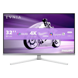 Монитор PHILIPS 32M2N8900/00, 32 инча, UHD OLED, 240Hz, 0.03ms, 2xHDMI2.1, DP, USB-C PD90W, Speakers