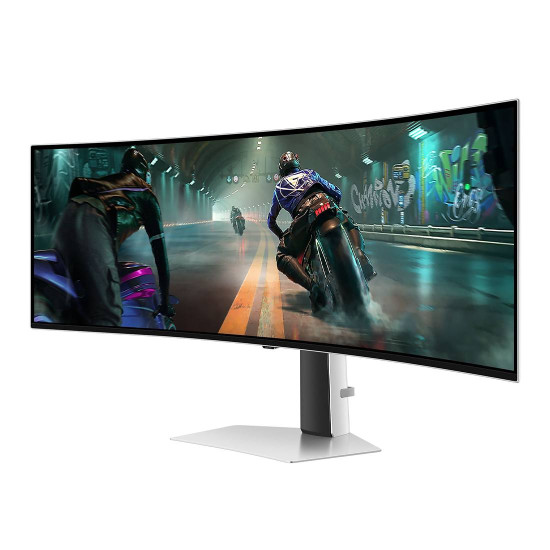 Монитор SAMSUNG Odyssey G9, LS49DG910SUXEN, 49 инча, DWQHD, QD-OLED, 144Hz, 0.03ms, HDMI, DP