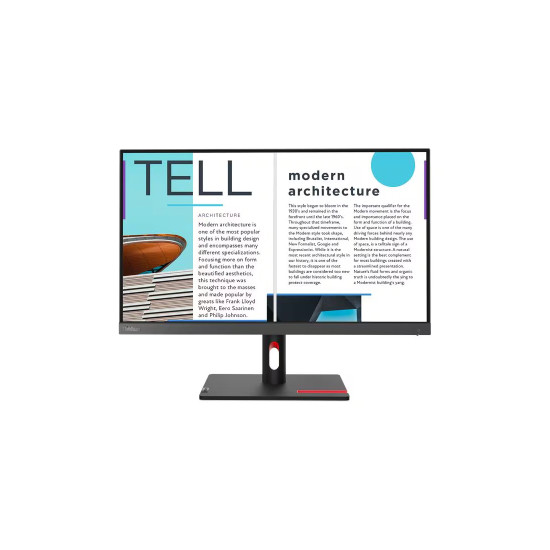 Монитор Lenovo ThinkVision S25e-30, 63E0KAT4EU, VA, 24.5 инча, FHD 1920x1080, Anti-glare, 16:9, 75Hz