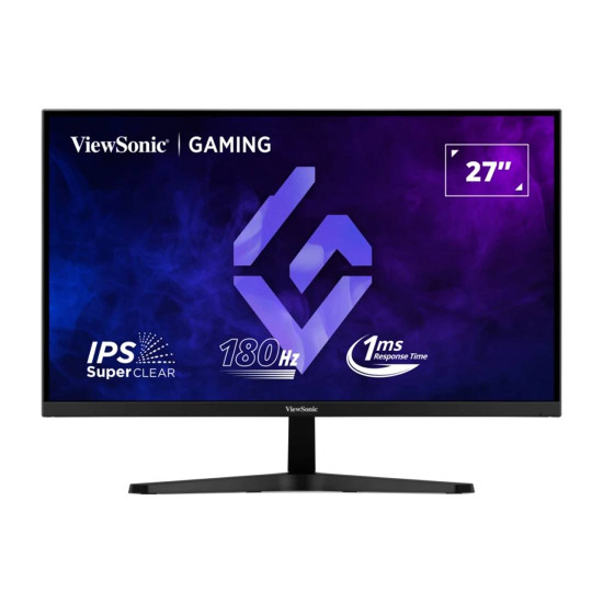 Монитор VIEWSONIC VX27G1-HD, 27 инча, FHD LED, 180Hz, 300nits, 1ms, HDR10, Free Sync, 2xHDMI, 1xDP