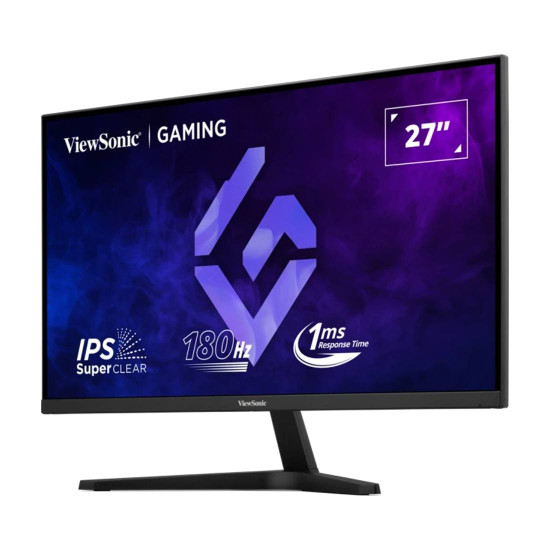 Монитор VIEWSONIC VX27G1-HD, 27 инча, FHD LED, 180Hz, 300nits, 1ms, HDR10, Free Sync, 2xHDMI, 1xDP