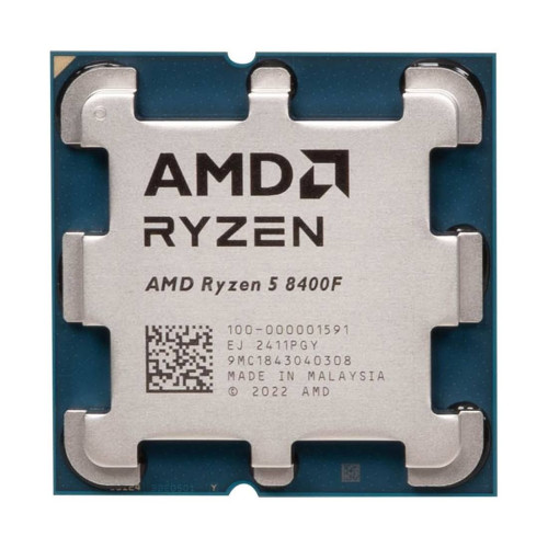 Процесор AMD Ryzen 5 8400F, 4.7GHz, AM5, 6C/12T, TRAY