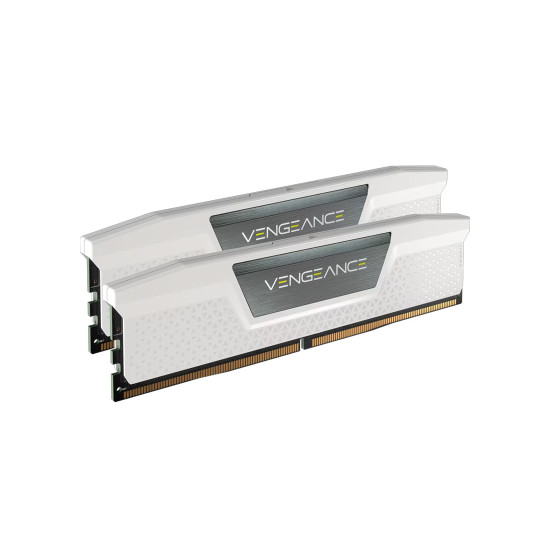 RAM памет Corsair Vengeance, 32GB (2x16GB) DDR5, 6400MT/s, CL36, White, AMD Optimized, Kit of 2
