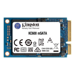 Вътрешен SSD диск Kingston KC600, 256GB, SATA3, mSATA – SKC600MS/256G