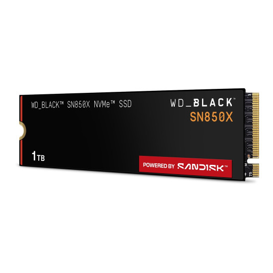 Вътрешен SSD диск WESTERN DIGITAL BLACK SN850X, 1TB + Heatsink