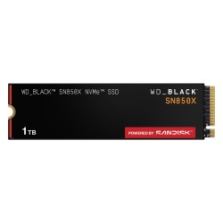 Вътрешен SSD диск WESTERN DIGITAL BLACK SN850X, 1TB + Heatsink