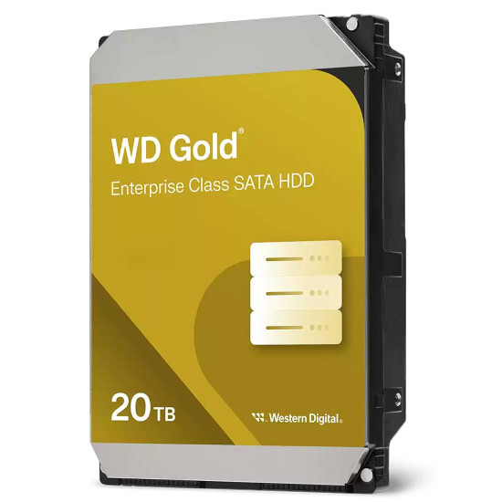 Вътрешен твърд диск WESTERN DIGITAL Gold Enterprise, 20TB, SATA 6Gb/s, , 3.5 инча, 512MB, 7200rpm