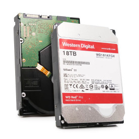 Вътрешен твърд диск Western Digital Red Pro, 18 TB, 3.5 инча, SATA 6 Gb/s, 512 MB кеш, Bulk