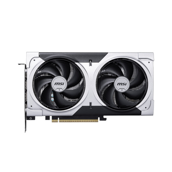 Видеокарта MSI GeForce RTX 5060 Ti 8G VENTUS 2X OC PLUS, 8GB GDDR7, 2602MHz Boost, PCIe 5.0, HDMI 2.1b, 3x DisplayPort 2.1b, Dual Fan, Black