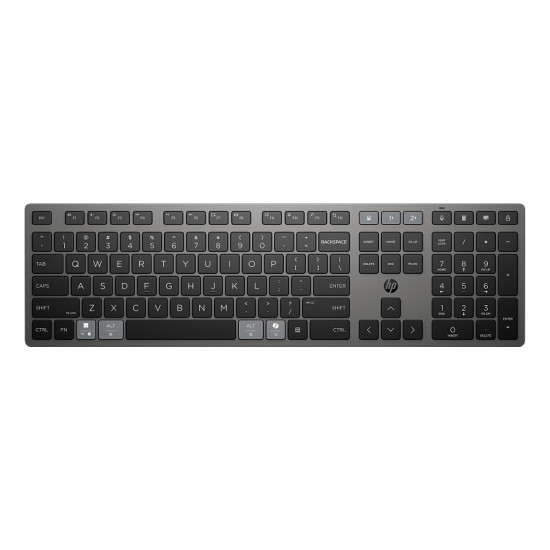 Безжична клавиатура HP 725 Multi-Device Rechargeable Wireless Keyboard