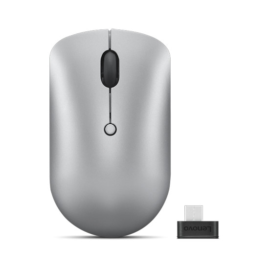 Безжична мишка LENOVO 540 USB-C Wireless Compact Mouse, Cloud Grey Безжична мишка LENOVO 540 USB-C Wireless Compact Mouse, Cloud Grey