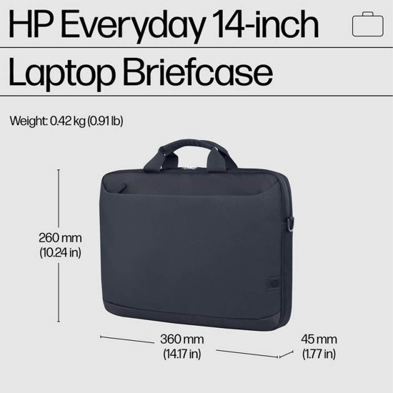 Чанта за лаптоп HP Everyday 14-инча Laptop Briefcase (A08KGAA)