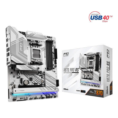 Дънна платка ASRоck X870 Pro RS, ATX, AM5, DDR5
