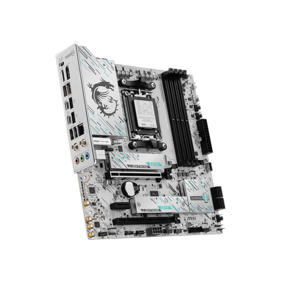 Дънна платка MSI B850M GAMING PLUS WIFI, mATX, AM5, DDR5, PCIe 5.0, Wi-Fi 7, 5G LAN, USB-C