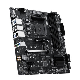 Дънна платка MSI PRO B550M-P, mATX, AM4, DDR4, 1 x PCIe 4.0 x16, 2 x M.2, HDMI, DisplayPort, VGA, 1G LAN, 7.1-канално аудио
