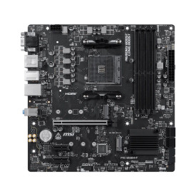 Дънна платка MSI PRO B550M-P, mATX, AM4, DDR4, 1 x PCIe 4.0 x16, 2 x M.2, HDMI, DisplayPort, VGA, 1G LAN, 7.1-канално аудио