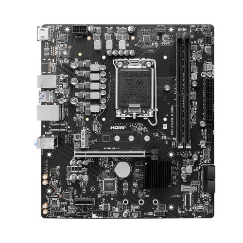 Дънна платка MSI PRO B760M-B, DDR4, mATX, Socket 1700, 1x PCIe x16