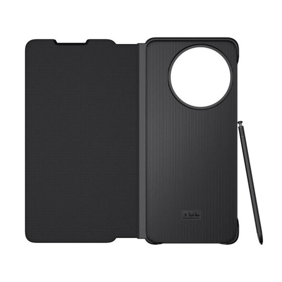 Калъф TCL 50/50 Pro Flip Case + Pen, тъмен, Moon Grey