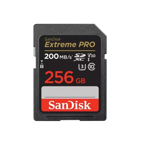 Карта памет SanDisk Extreme PRO SD, 256 GB