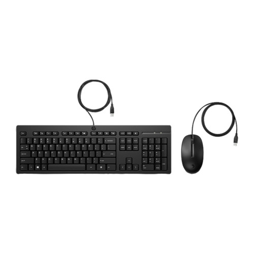 Комплект клавиатура и мишка HP 225 Wired Mouse and KB G2 (BG)