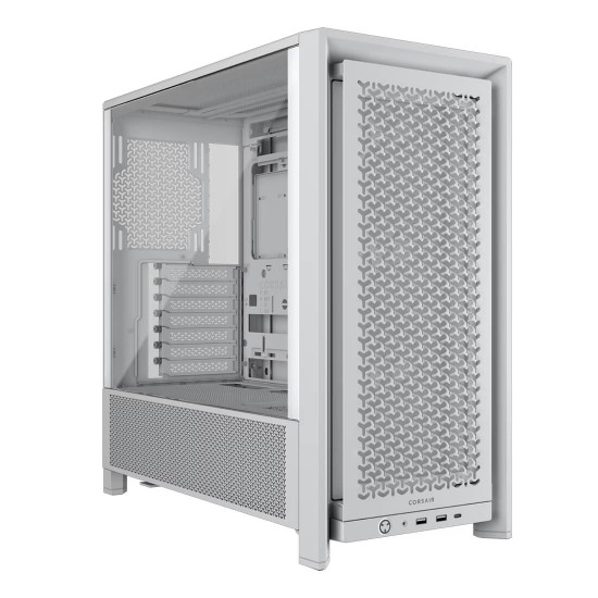 Кутия за компютър Corsair FRAME 4000D RS, Mid-Tower, White
