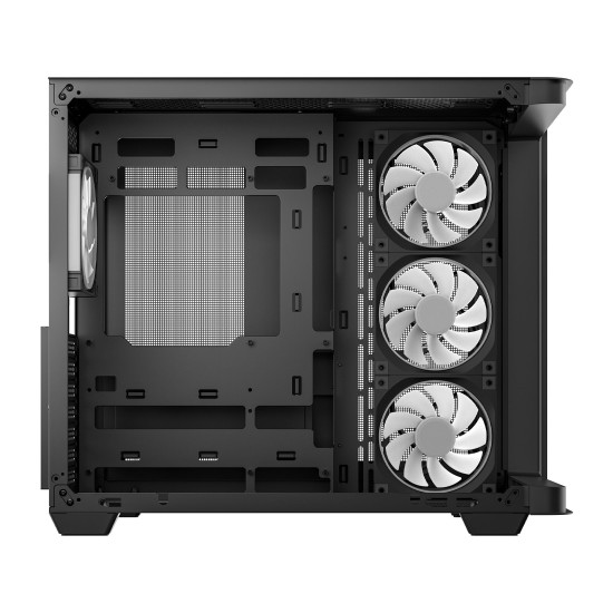 Кутия за компютър DeepCool CG530U 4F, Mid Tower, 2 x USB 3.0, 1 x USB Type-C Gen 2, 1 x Audio, Black