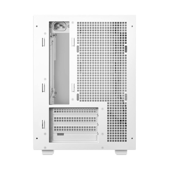 Кутия за компютър DeepCool CH260 WOOD , Mini Tower, 2 x USB 3.0, 1 x USB Type-C Gen 2, 1 x Audio, White