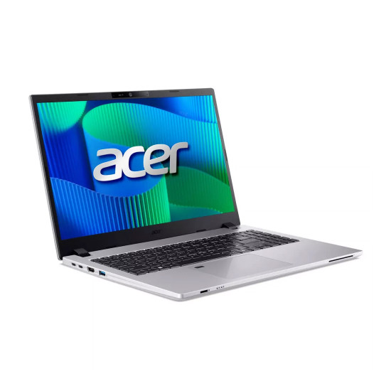 Лаптоп Acer TravelMate P2, 15.6 инча, Intel Core i3-100U, 8GB DDR5, 256GB SSD, Без OS, Wi-Fi 6E, HDMI, microSD