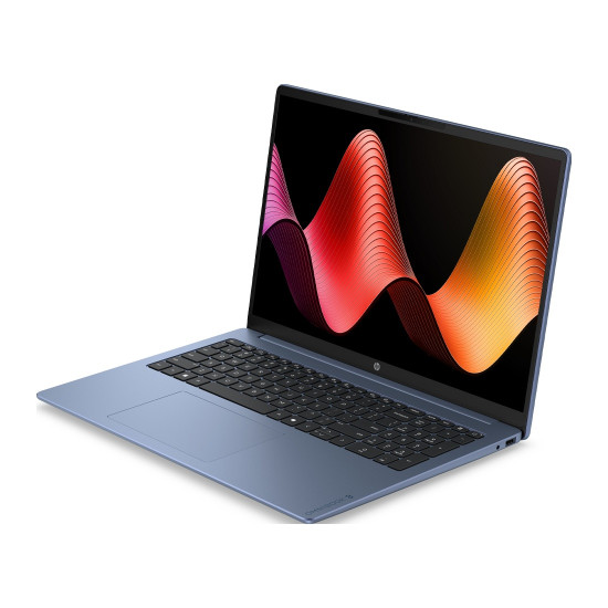 Лаптоп HP OmniBook 3 16-by0039nn, AMD Ryzen 5 40, 16 инча, 16 GB RAM, 512 GB SSD, Windows 11 Home, Blue
