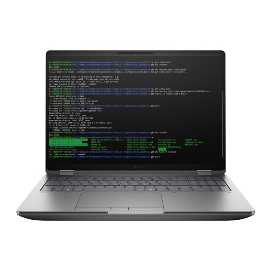 Лаптоп HP ZBook Fury G1i, Intel Core Ultra 7 255HX, 16 инча WQXGA, 32GB RAM, 1TB SSD, RTX Pro 1000 8GB, Windows 11 Pro