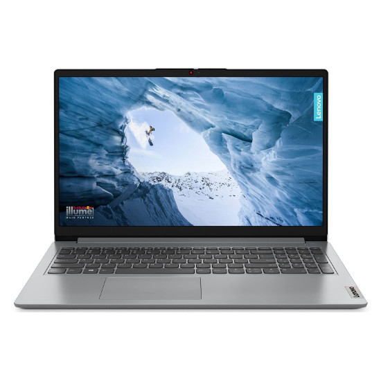 Лаптоп LENOVO IdeaPad 1, Intel Core i3-1215U, 15.6 инча, FHD, 8GB DDR4 RAM, 512GB SSD, Cloud Grey