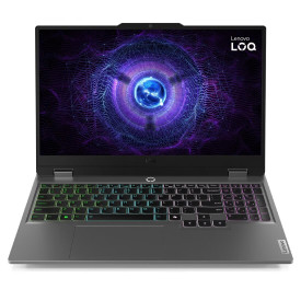 Лаптоп LENOVO LOQ, Intel Core i5-13450HX, 15.6 инча FHD, 144Hz, 32GB DDR5, 1TB SSD, RTX 3050 6GB, Windows 11 Home, Luna Grey