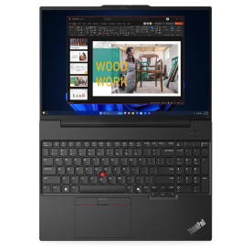 Лаптоп LENOVO ThinkPad E16 G2 T, Intel Core Ultra 7 155H, 16 инча, 16GB RAM, 512GB SSD, Windows 11 Pro