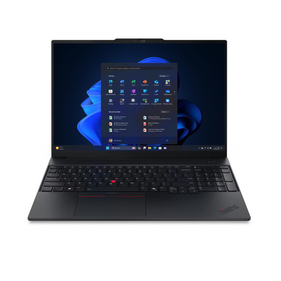 Лаптоп Lenovo ThinkPad E16 Gen 3, 16 инча WUXGA, Ryzen 5 230, 16GB DDR5, 512GB SSD, Radeon 760M, Windows 11 Pro, Wi-Fi 6E, Black