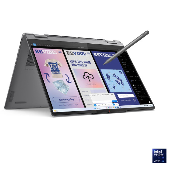 Лаптоп LENOVO Yoga 7 2-in-1 Intel Core Ultra 5 226V, 14 инча, WUXGA OLED, 400N, Touch HDR, 16GB DDR5, 512GB SSD, Windows 11 Home